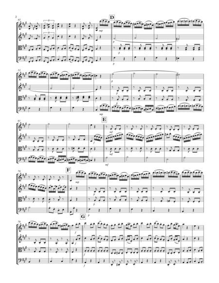 Rondo Alla Turka String Quartet Page 2