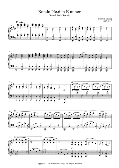 Rondo No 6 In E Minor Grand Folk Rondo Page 2