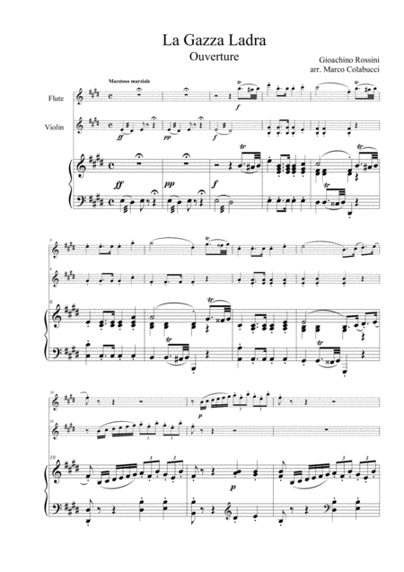 Rossini La Gazza Ladra Ouverture Page 2