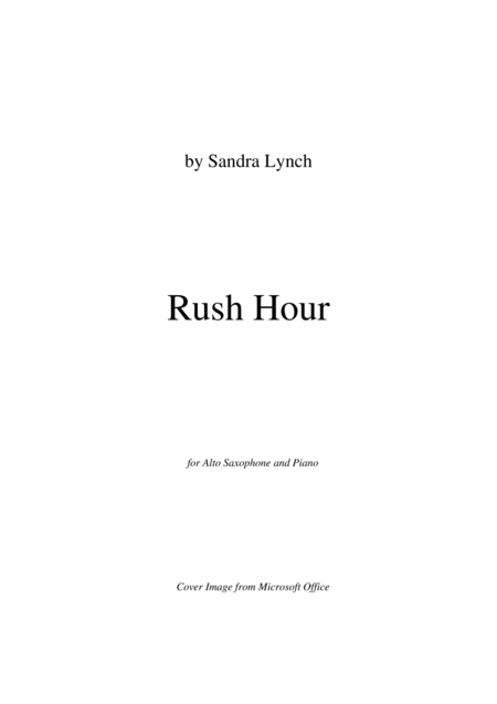 Rush Hour For Alto Saxophone Page 2