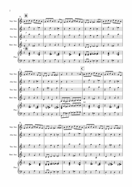 Rydal Rag For Saxophone Quartet Page 2