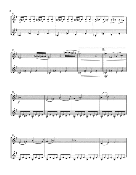 Sabre Dance By Aram Khachaturian Violin Duet Page 2