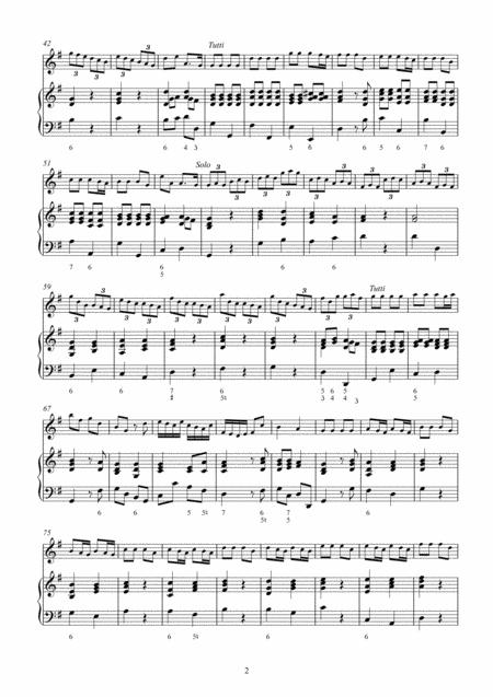 Sachsen Weimar Violin Concerto G Major No 1 Basso Continuo Arrangement By Anja Goller Page 2