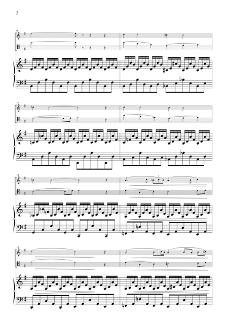 Saint Saens Le Cygne For Piano Trio Ps201 Page 2