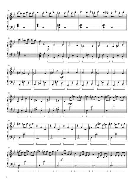 Saint Sans Danse Macabre Easy Piano Page 2