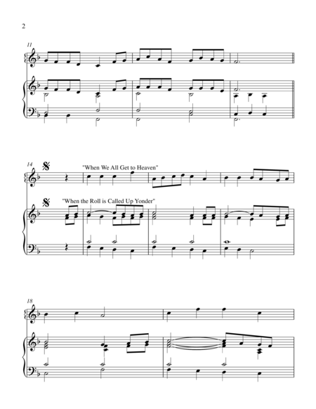 Salvation Hymn Tune Medley Page 2