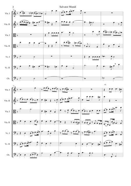 Salvator Mundi For String Orchestra Page 2