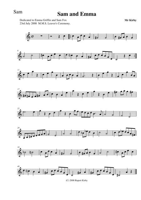 Sam And Emma For Two Violins And Piano Page 2