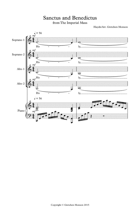 Sanctus And Benedictus Page 2