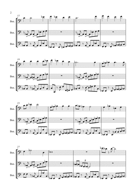 Santa Claus Is Comin To Town Bassoon Trio Page 2