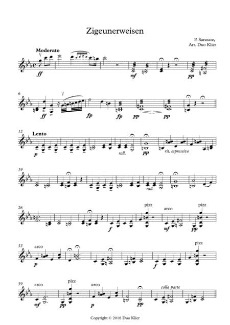 Sarasate Zigeunerweisen 2nd Violin Accompaniment Page 2