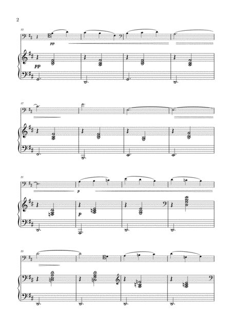 Satie 3 Gymnopdies Bassoon And Piano Transcription Page 2
