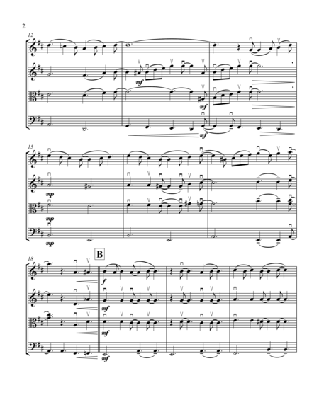 Satin Doll For String Quartet Page 2