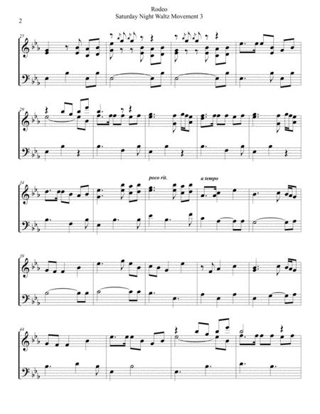 Saturday Night Waltz Rodeo Movement 3 Rodeo Carillon Solo Page 2