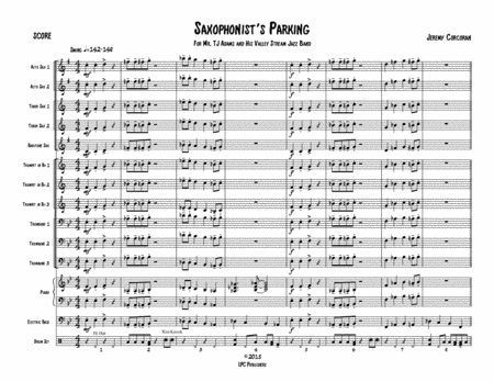 Saxophonists Parking For Jazz Band Page 2
