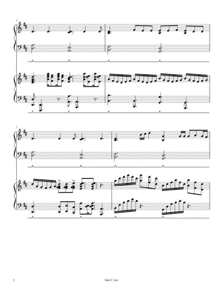 Say Something Two Piano Duet Arr By Sam C Lee Page 2