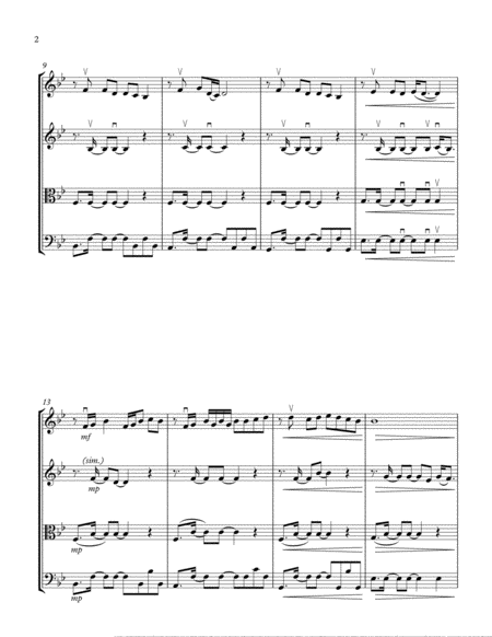 Say You Wont Let Go String Quartet James Arthur Arr Cellobat Page 2