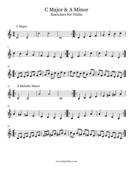 Scales Exercises In The First Position Violin Page 2