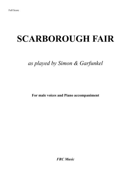 Scarborough Fair For Three Male Vices And Piano Page 2