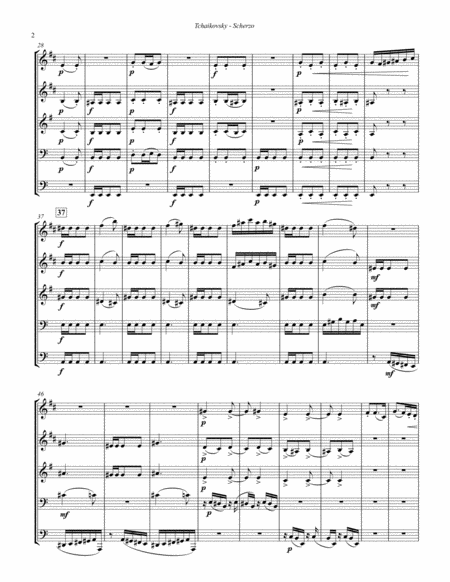 Scherzo For Brass Quintet From String Quartet Opus 11 Page 2