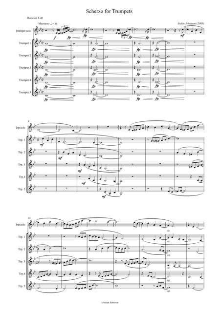 Scherzo For Trumpets Page 2