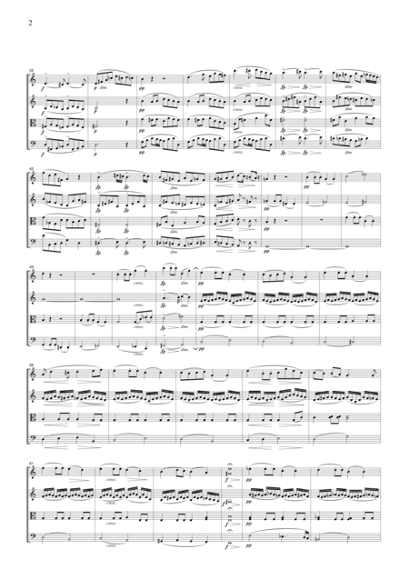 Schubert Rosamunde String Quartet No 13 Op 29 2nd Mvt Cs005 Page 2