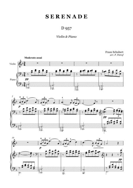 Schubert Serenade Violin And Piano Page 2