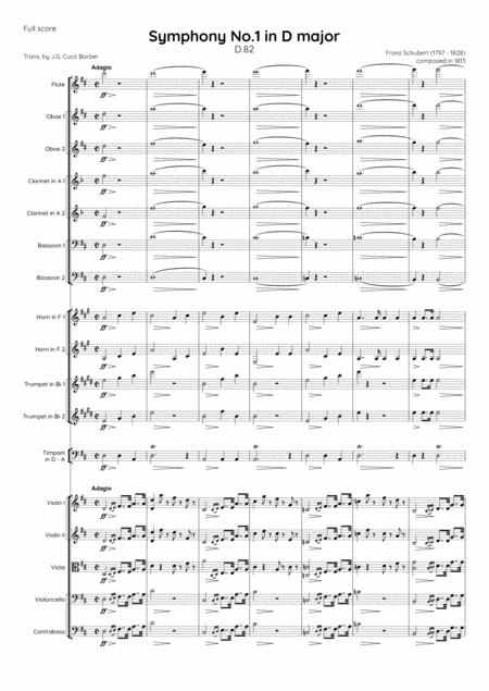 Schubert Symphony No 1 D 82 Page 2