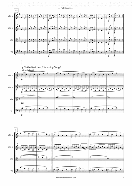 Schumann Album For The Young Part 1 N 1 18 Arr For String Quartet Full Score And Parts Page 2