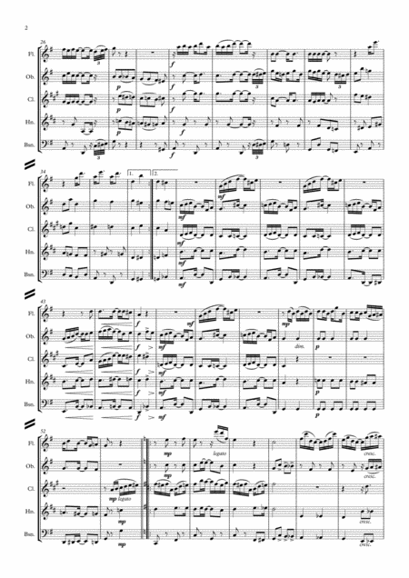 Scott Joplin Heliotrope Bouquet Wind Quintet Page 2