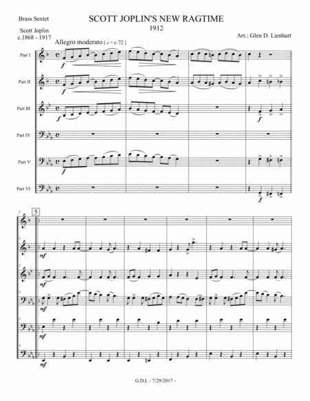 Scott Joplins New Ragtime Brass Page 2