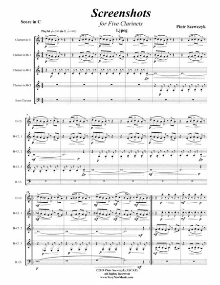 Screenshots For Five Clarinets Page 2