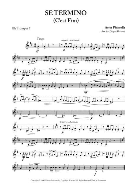 Se Termino C Est Fini For Brass Quartet Page 2