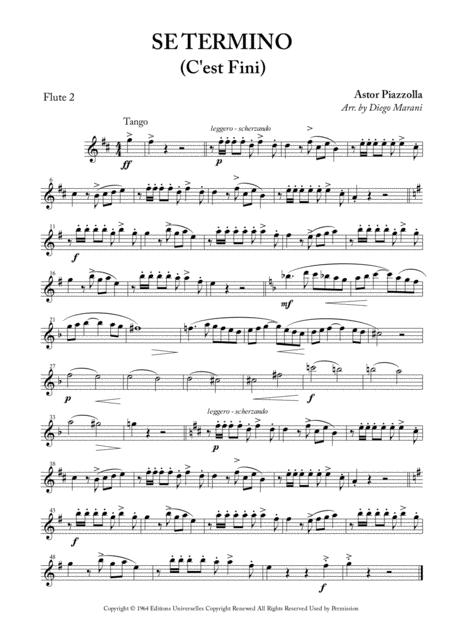 Se Termino C Est Fini For Flute Quartet Page 2