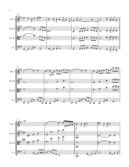 Sea Of Love For String Trio Page 2