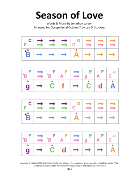 Seasons Of Love Occupational Octaves Page 2