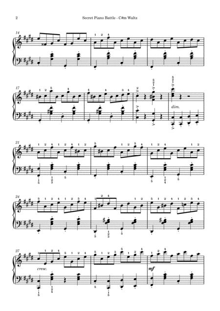 Secret Piano Battle 2 Chopin C M Waltz Improvisation Page 2