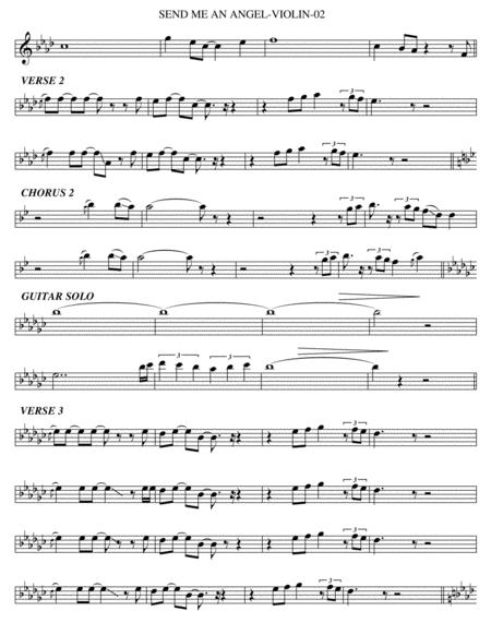 Send Me An Angel Violin Page 2