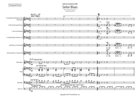 Senor Blues Ebm Version Jb002 In Flexible Jazz Ensemble Arrangement With Vocal Or Instrumental Lead Page 2
