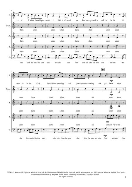 Senorita A Cappella Page 2
