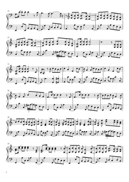 Senorita Shawn Mendes Ft Camilla Cabello Piano Music Sheet Page 2