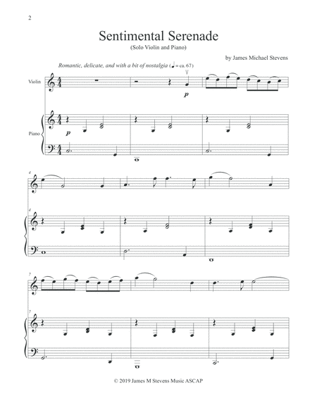 Sentimental Serenade Violin Piano Page 2