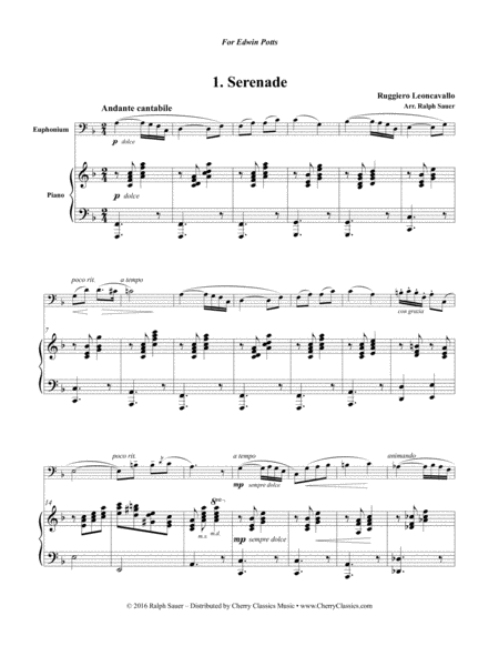 Serenade And Impromptu For Euphonium And Piano Page 2