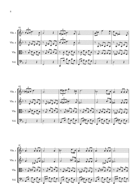Serenade Stndchen D 957 String Quartet Page 2