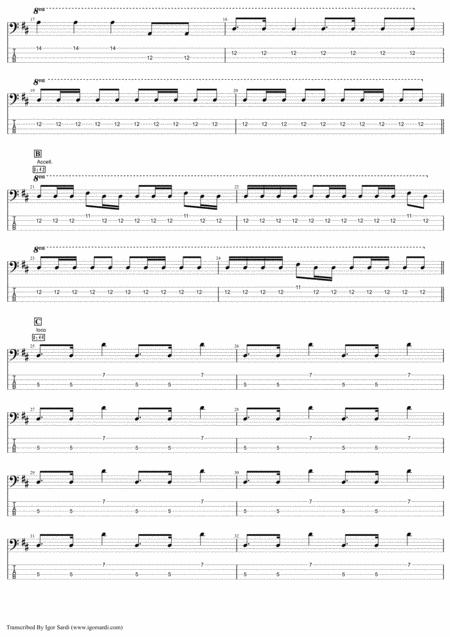 Seven Seas Of Rhye Queen I Queen John Deacon Complete And Accurate Bass Transcription Whit Tab Page 2