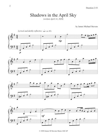 Shadows In The April Sky Piano Solo Page 2