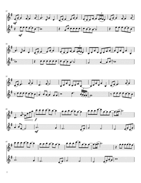 Shallow A Star Is Born Violin Duet Page 2