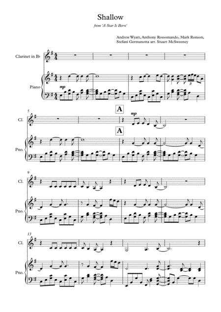 Shallow Clarinet Solo Page 2