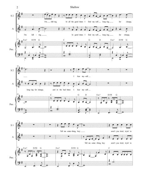 Shallow For Vocal Trio Ssa Page 2