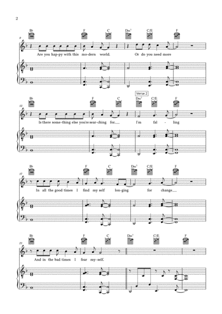 Shallow From A Star Is Born F Major Page 2